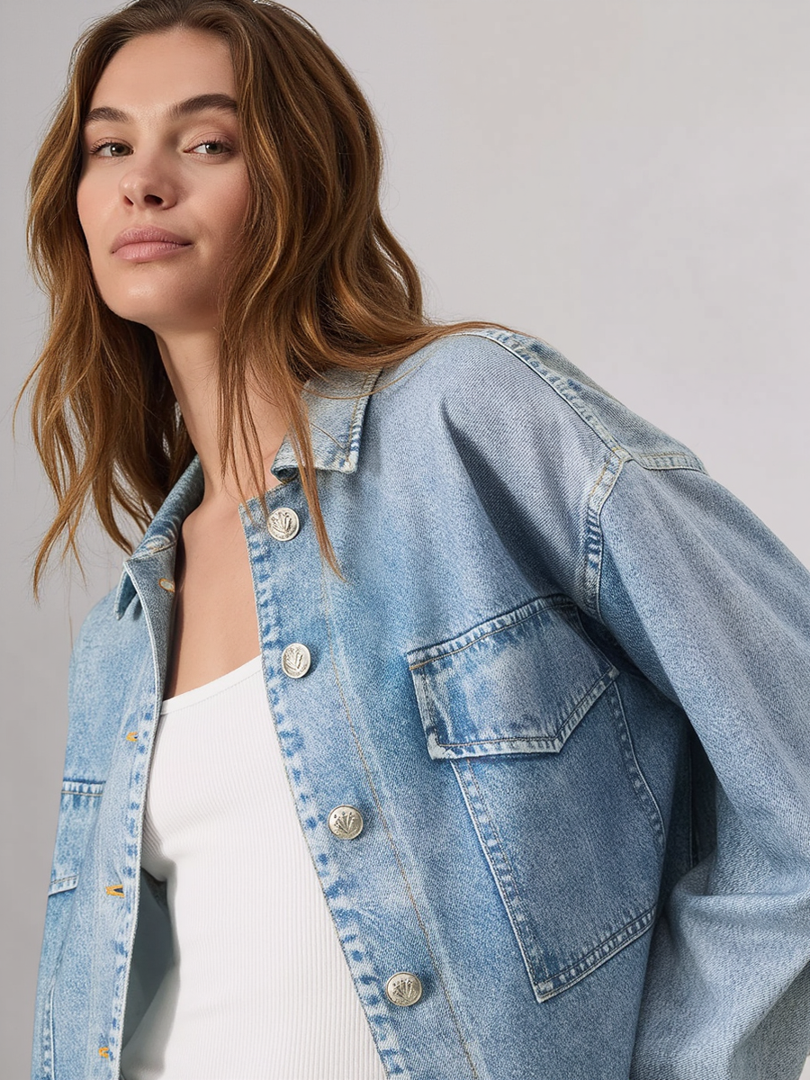 Premium Cotton Women Denim Jacket