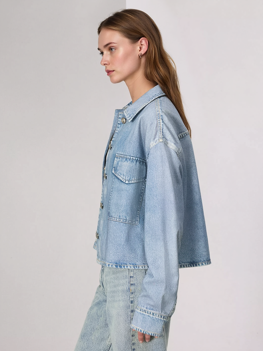 Premium Cotton Women Denim Jacket