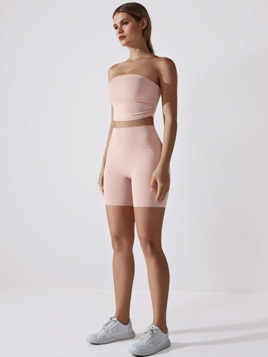 Non Slip Tube Top Yoga Suit