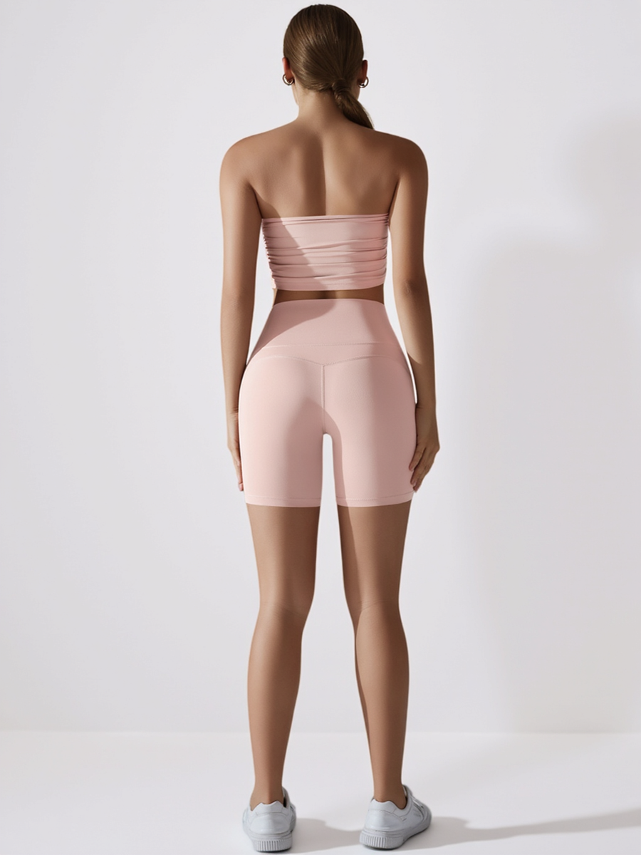 Non Slip Tube Top Yoga Suit