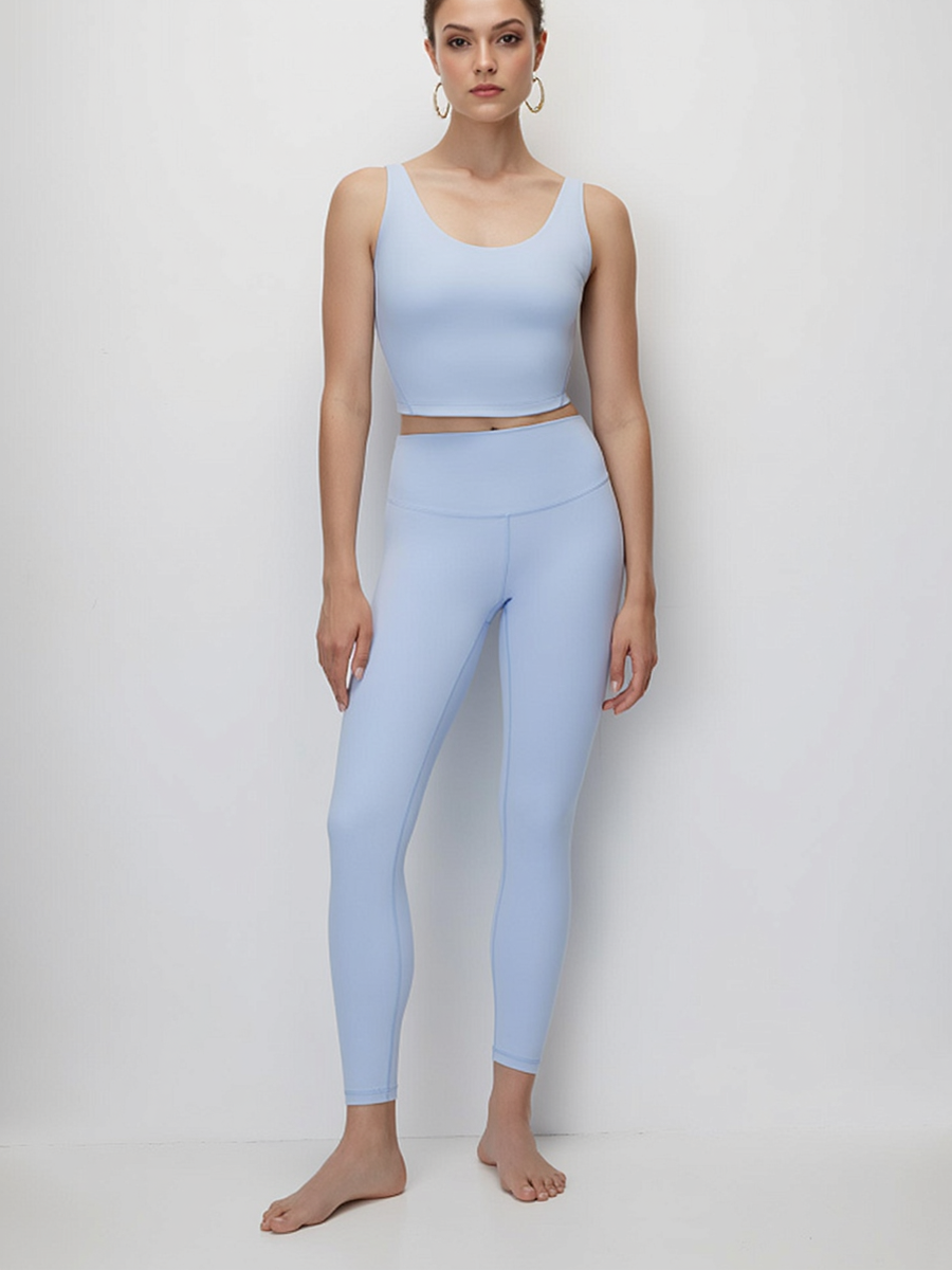 Premium Blue Basic Activewear Set