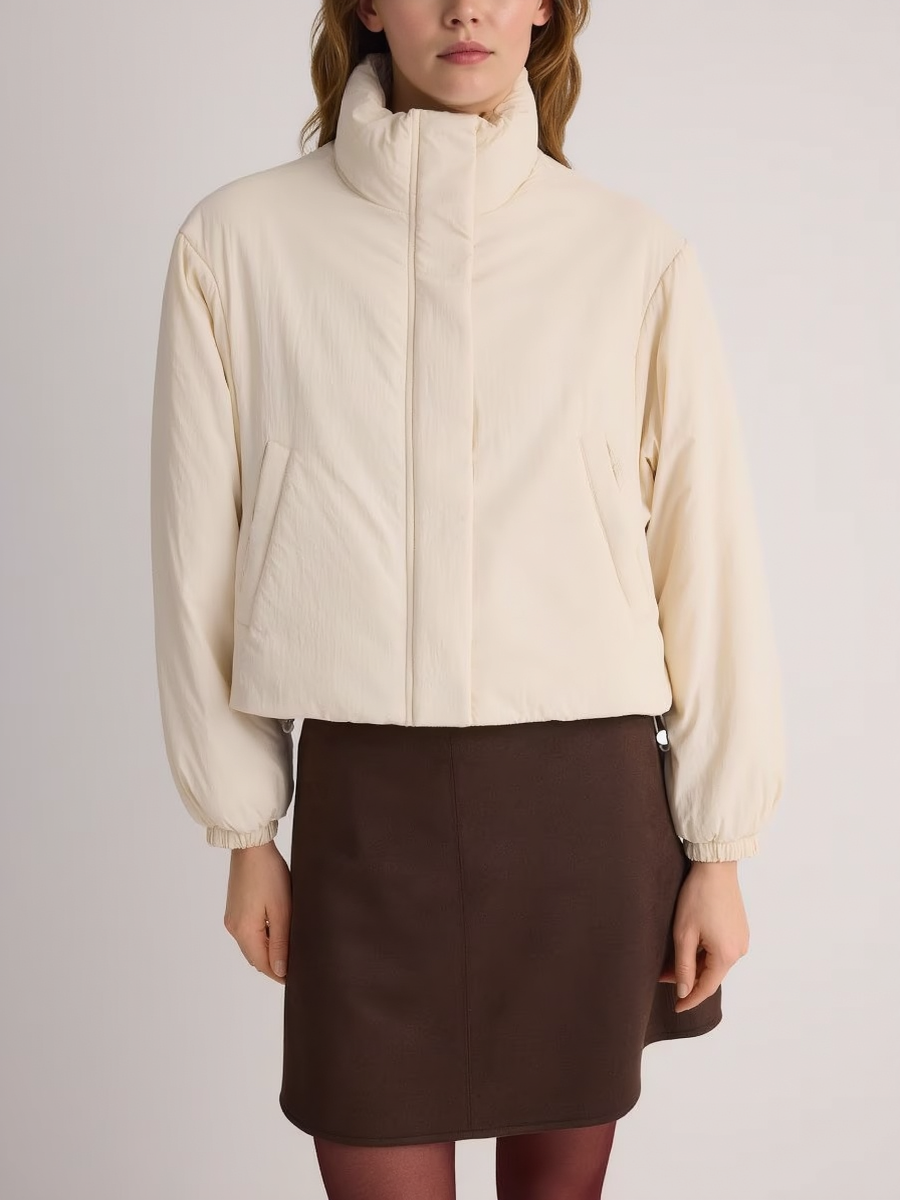 High Collar Short Down Outwear Jacket