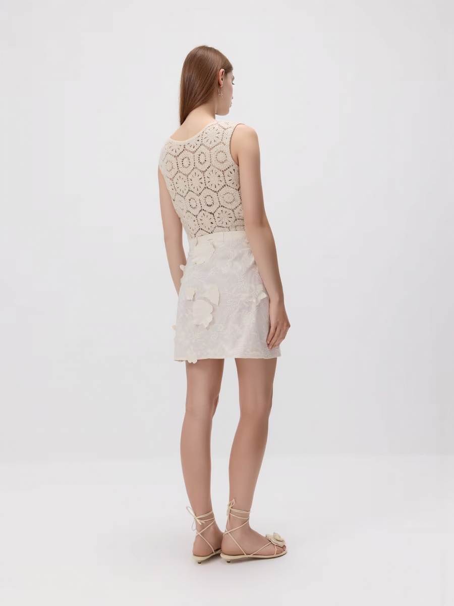 Summer Cotton Floral Short Sarong