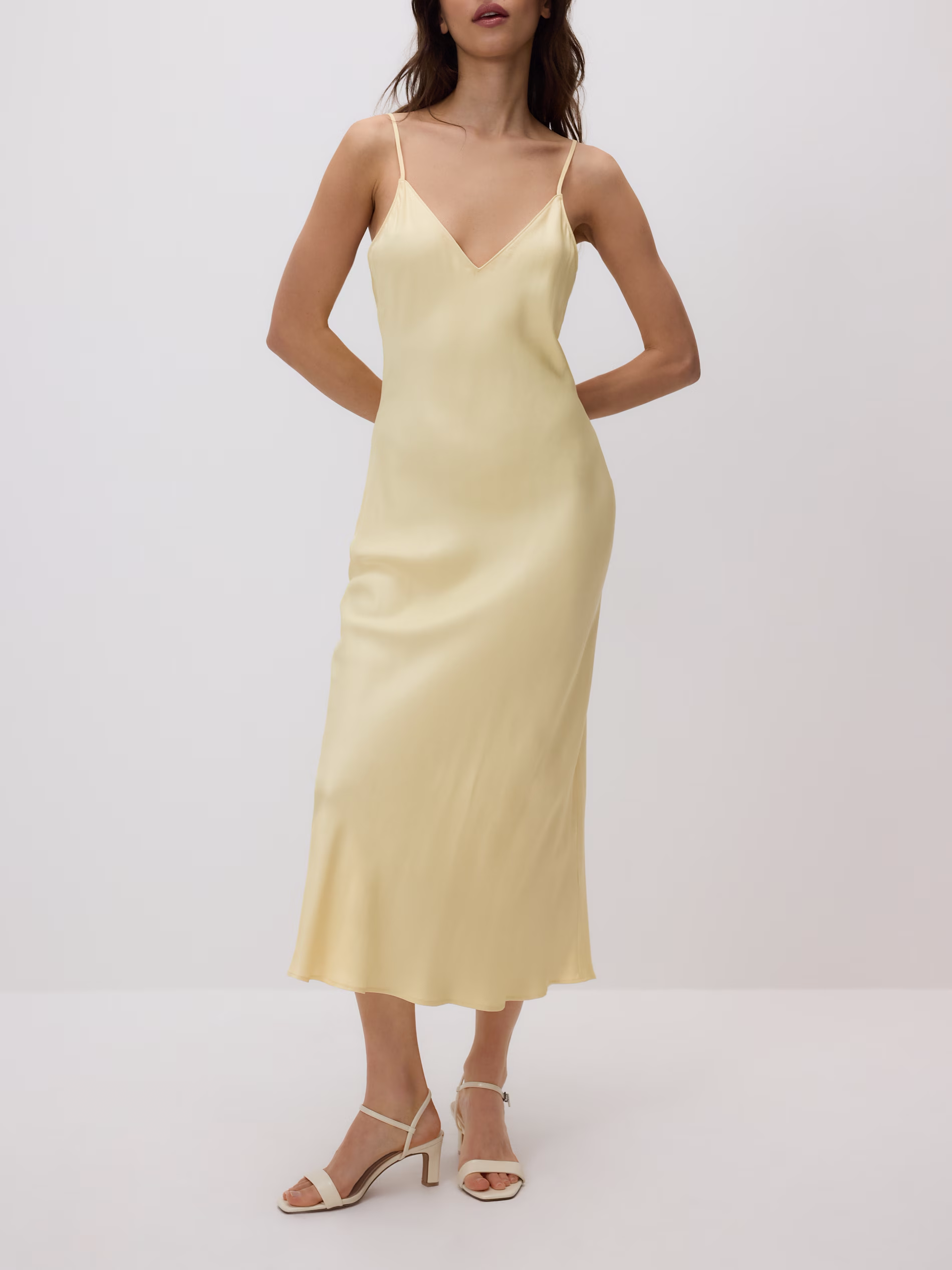 Quality Satin Strap Women Dress