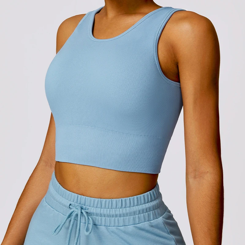  Push Up Running Shockproof Bra gym Gym Tank Top -Zieline