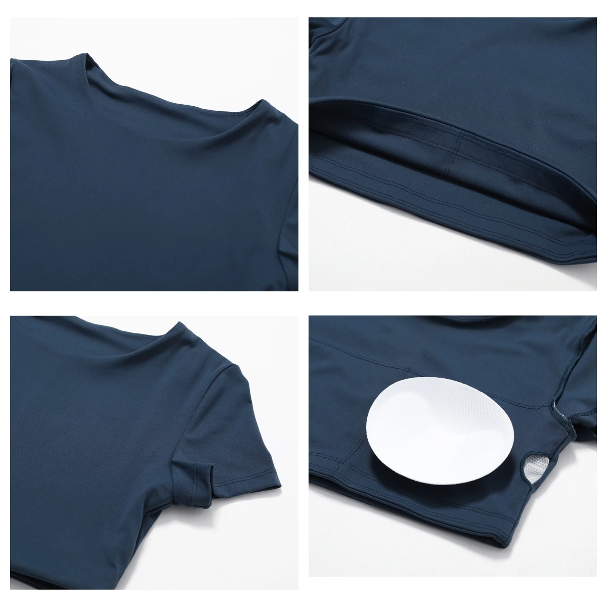 Soften Sports Shirts Women Workout Fitness Yoga Shirt Quick-Dry Yoga Crop Topo-Zieline