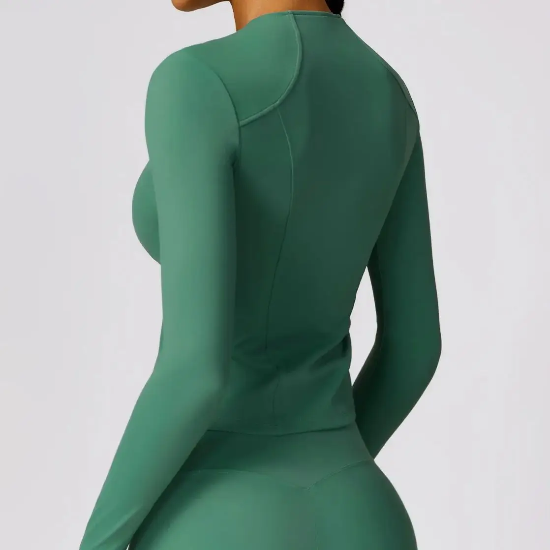 Quick Dry  Running Push Up Sports top Gym Workout Training Blouse Outdoor Hiking Sportswear