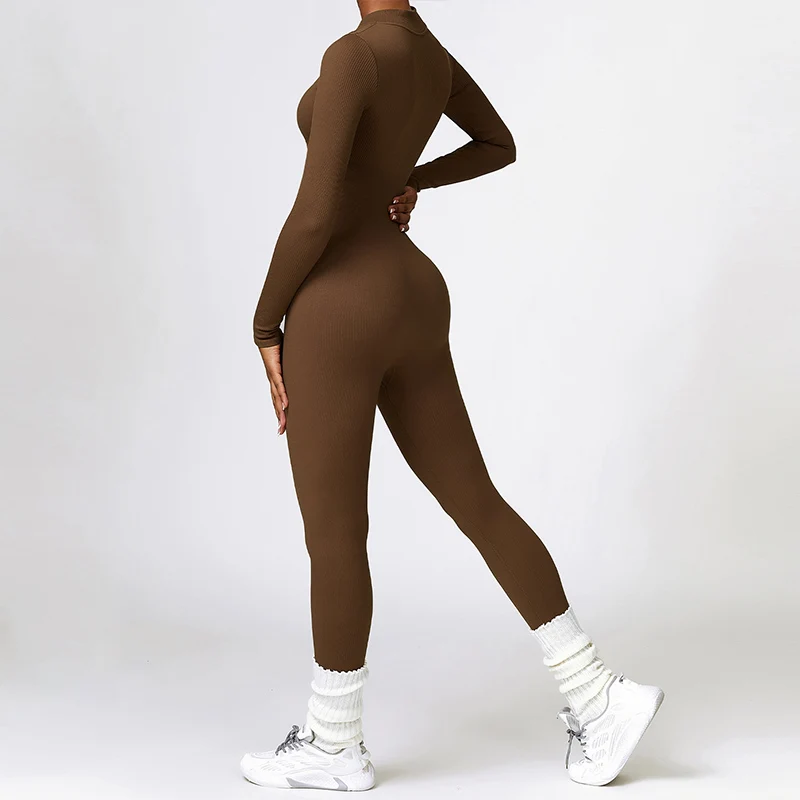 One-Piece Yoga Clothes Sportswear Bodycon Workout Sports Set  -Zieline