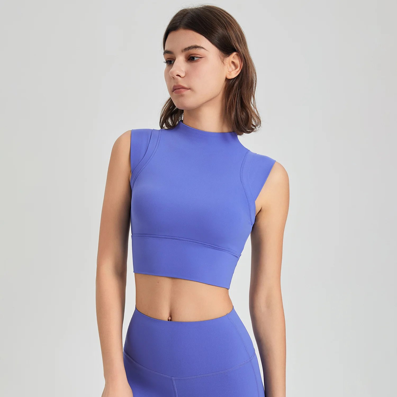  Push Up Sports Yoga Vest Women Workout Crop Top Female Shockproof Bras-Zieline