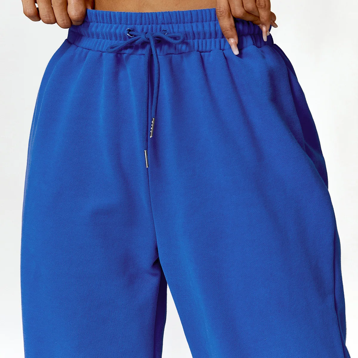 High Waist Sports Tracksuit Outfits Ankle Sweatpants Fitness Joggers Straight Leg Casual Corset Pants-Zieline