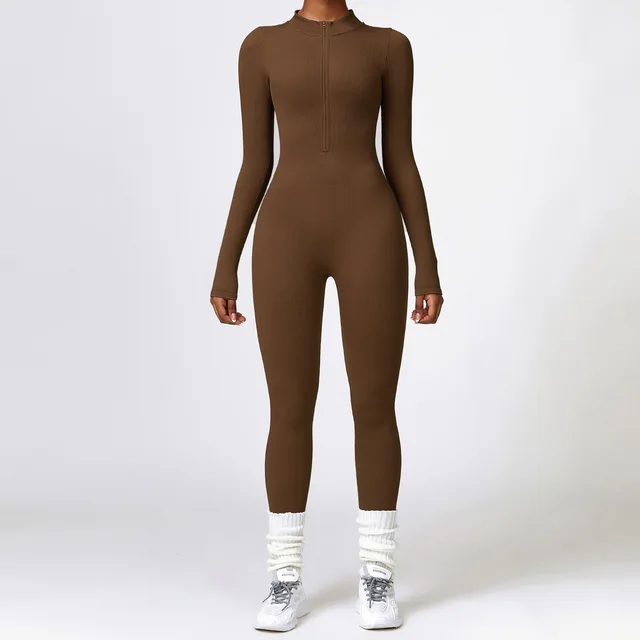 One-Piece Yoga Clothes Sportswear Bodycon Workout Sports Set  -Zieline