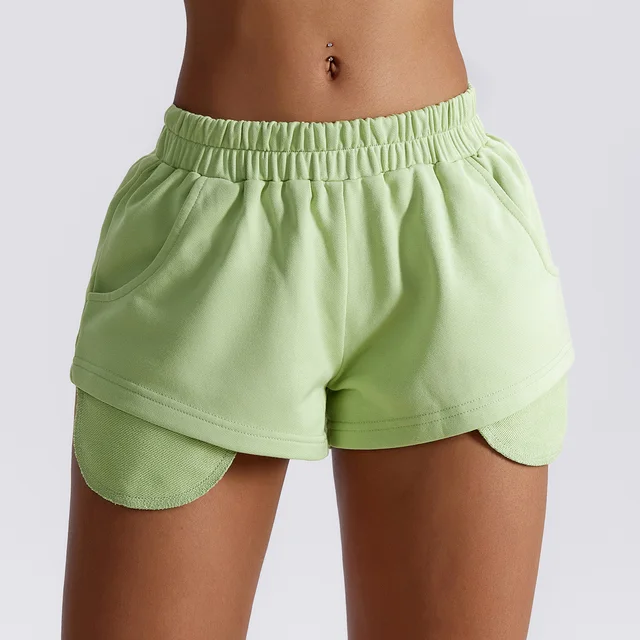 Loose Casual Sports Fashion  Workout Running Fitness Speed Dry Yoga Shorts