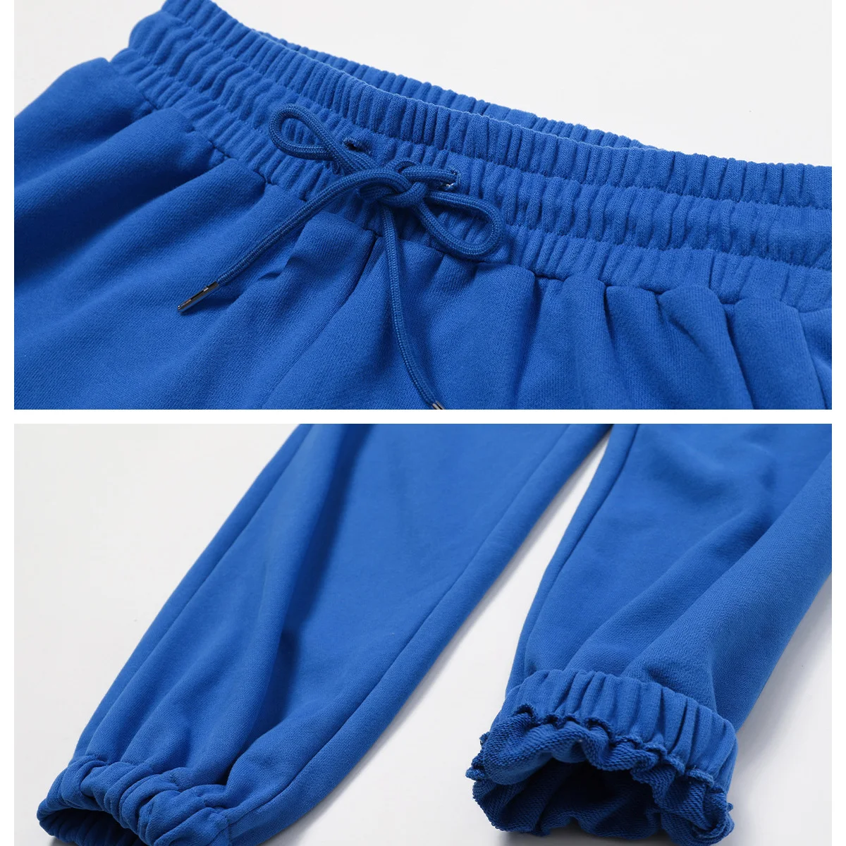 High Waist Sports Tracksuit Outfits Ankle Sweatpants Fitness Joggers Straight Leg Casual Corset Pants-Zieline