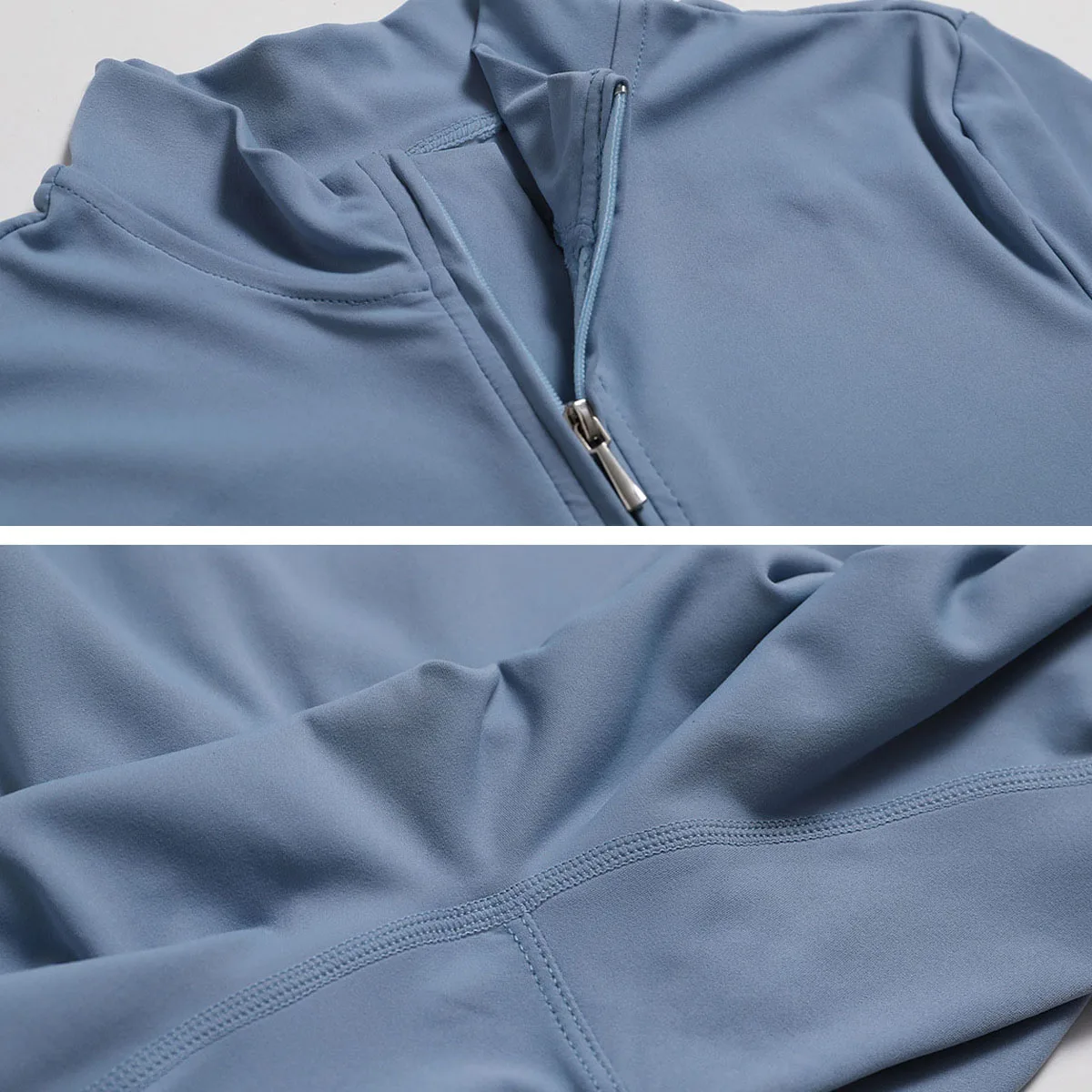 Zip-up O-neck Long Sleeve Jumpsuit Streetwear Overalls One Piece Fitness Sport Bodysuits