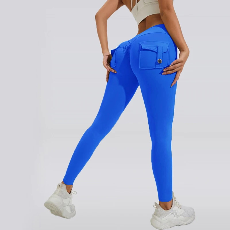  Push Up Sports Pants Outdoor Running Fitness Gym Leggings -Zieline