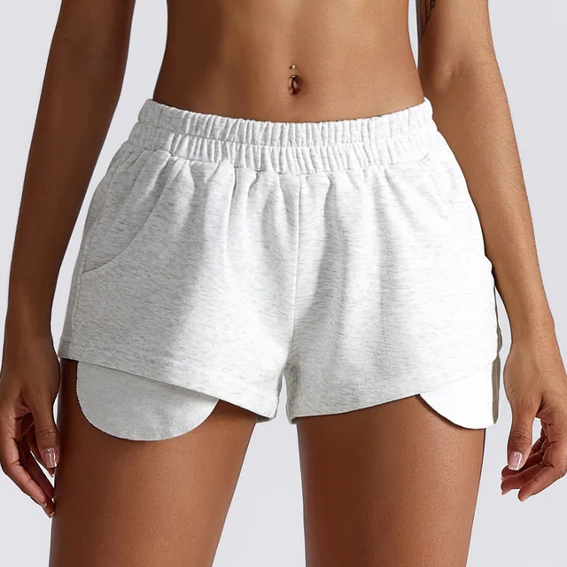 Loose Casual Sports Fashion  Workout Running Fitness Speed Dry Yoga Shorts