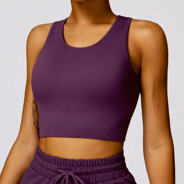  Push Up Running Shockproof Bra gym Gym Tank Top -Zieline