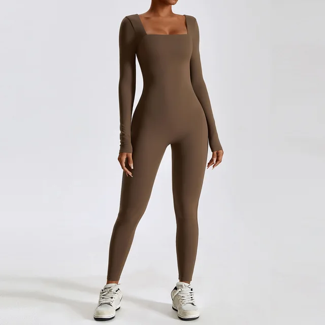 One Piece Outdoors Yoga Suit Gym Set Fitness Rompers Workout Bodysuits Backless Sports Jumpsuit