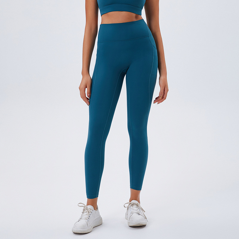 Cross-Border Environmental Protection Recycled Fabric Yoga Pants Running Fitness Outdoor Yoga Trousers-Zieline