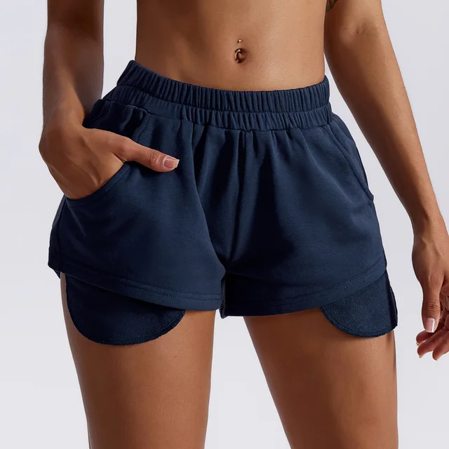 Loose Casual Sports Fashion  Workout Running Fitness Speed Dry Yoga Shorts