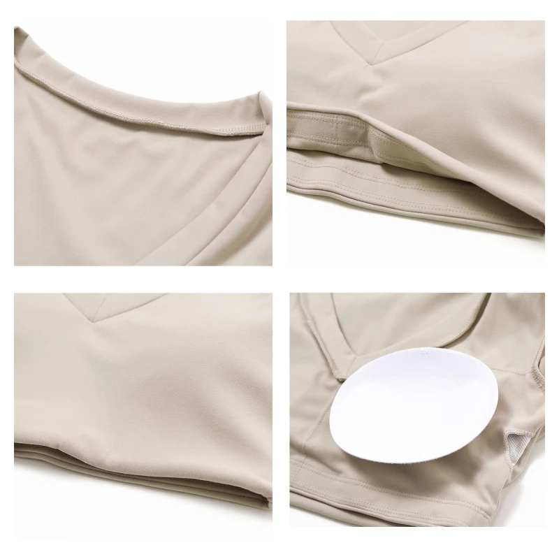  Short Sleeves Workout Fitness Yoga Shirt Quick-Dry Yoga  Crop Tops -Zieline