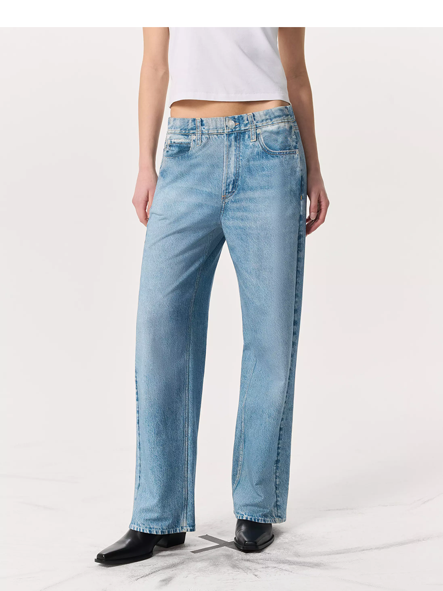 Premium Cotton Wide Leg Women Denim Jeans