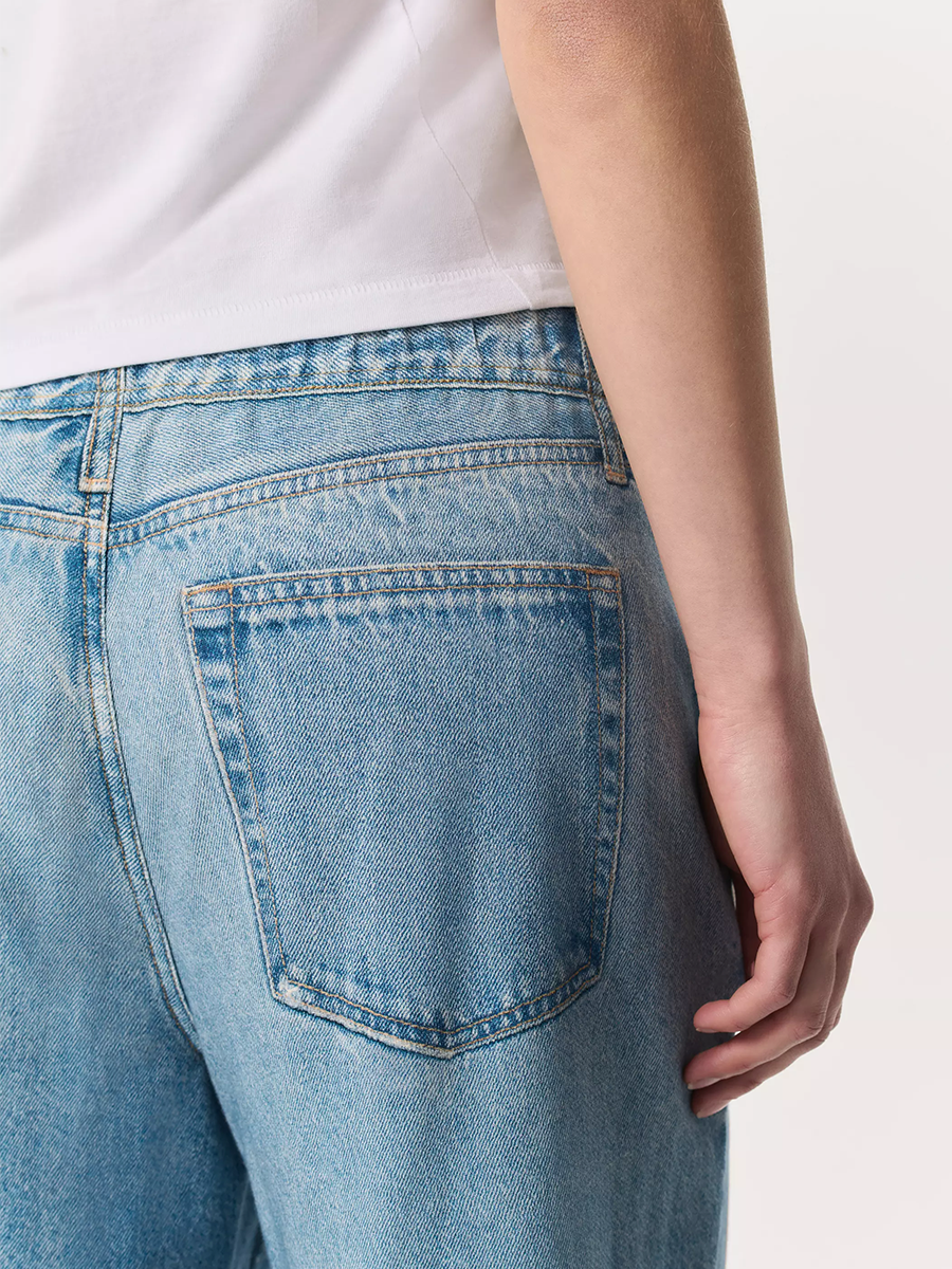 Premium Cotton Wide Leg Women Denim Jeans