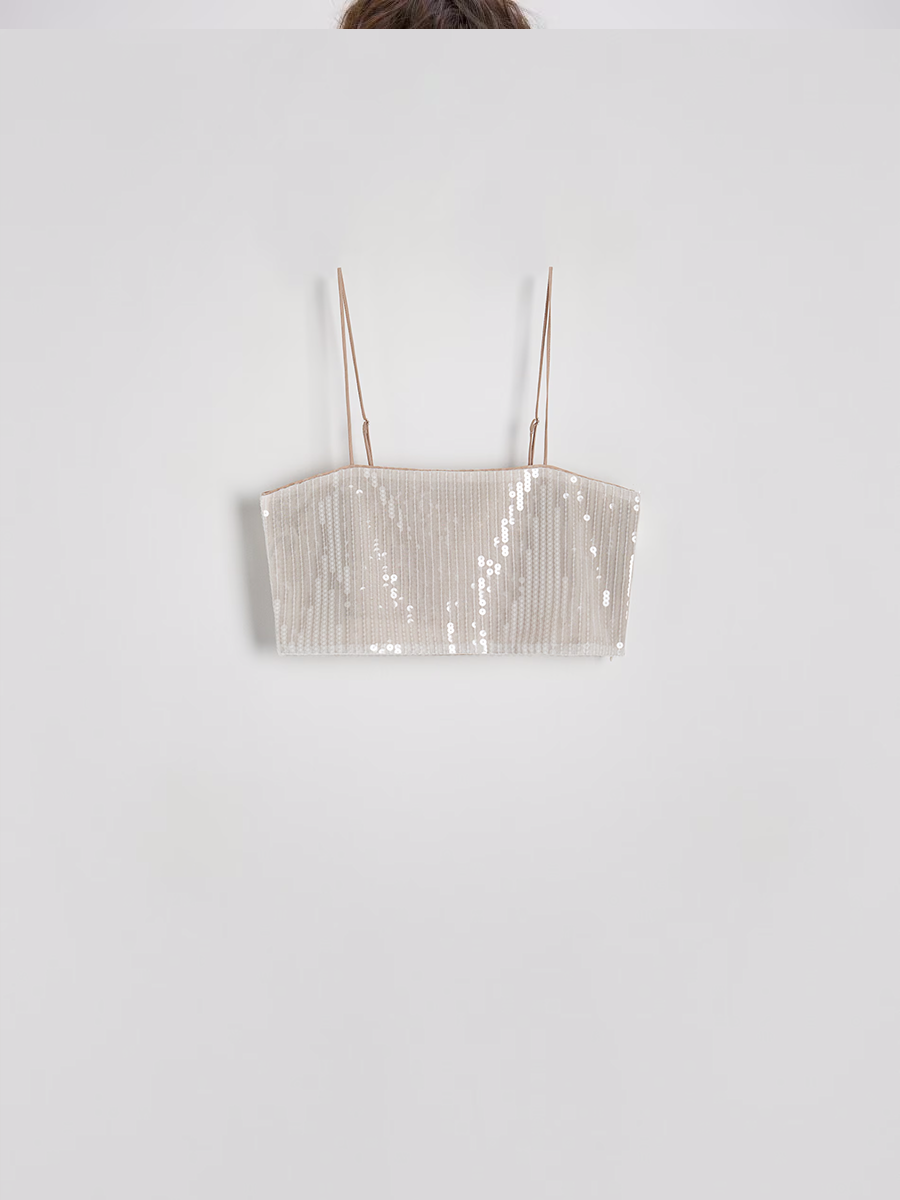 Ladies Party Sequin Dress Set