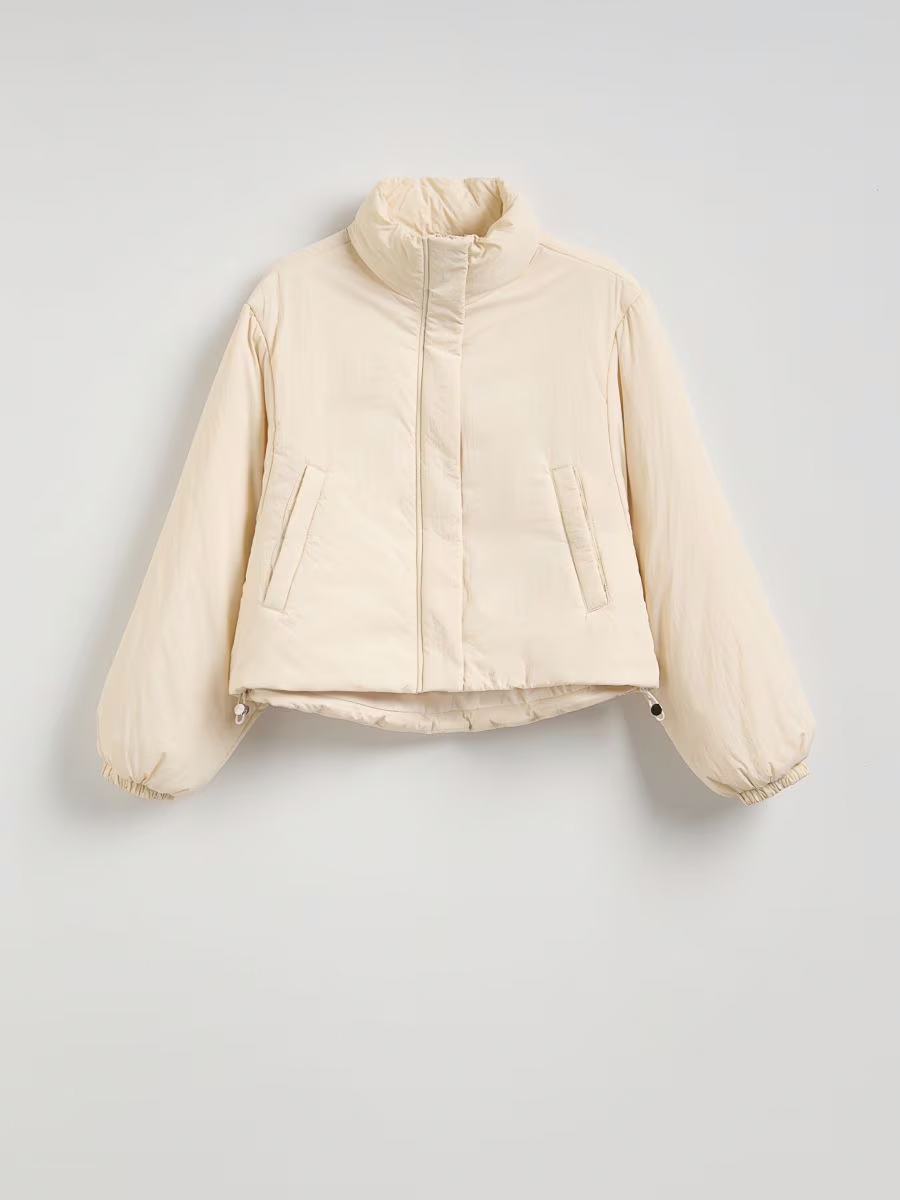 High Collar Short Down Outwear Jacket