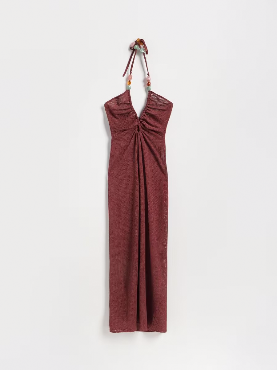 Cross Halter Neck Women Dress