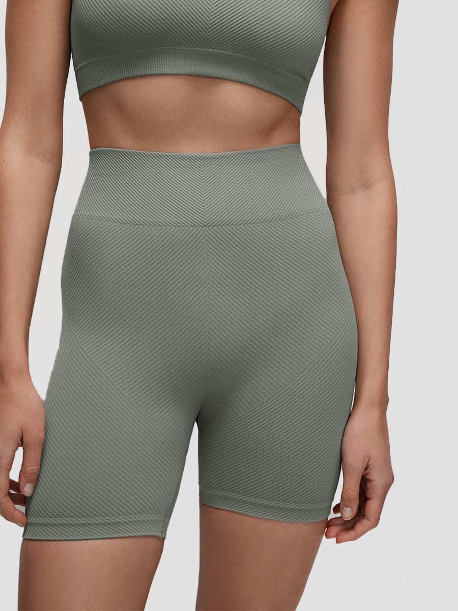 Seamless High-Waist Ribbed Favorite Biker Short