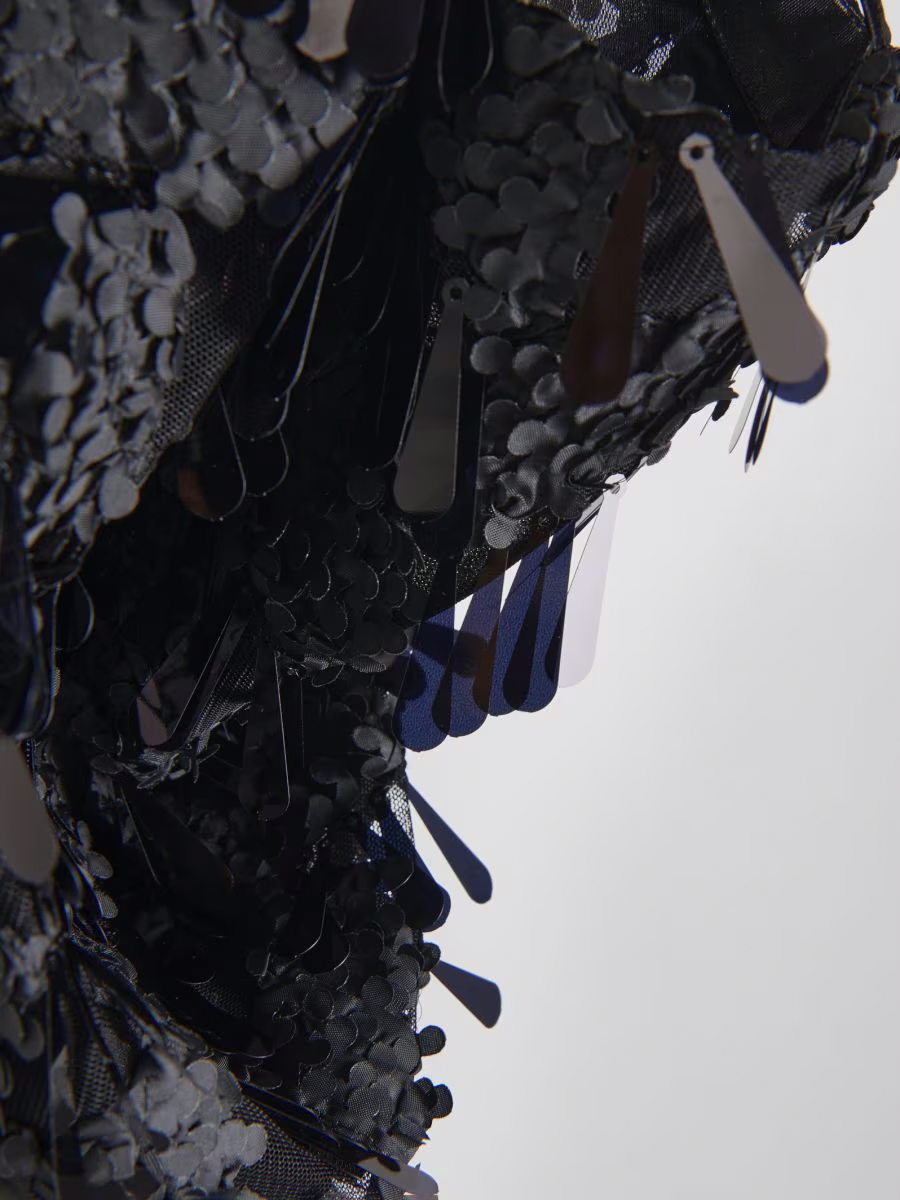 Suspender Sequin Women Mini Dress