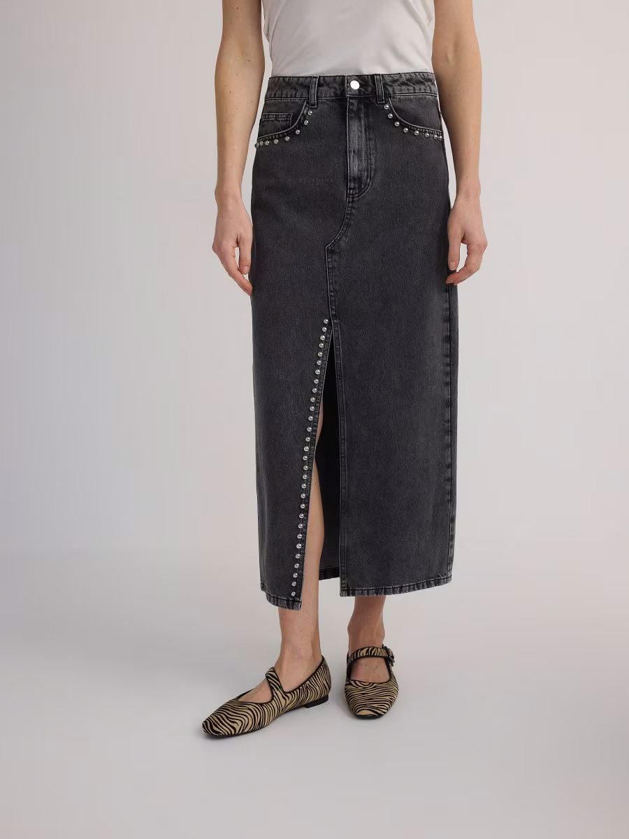 Studded Stylish Embellished Women's Denim Suit