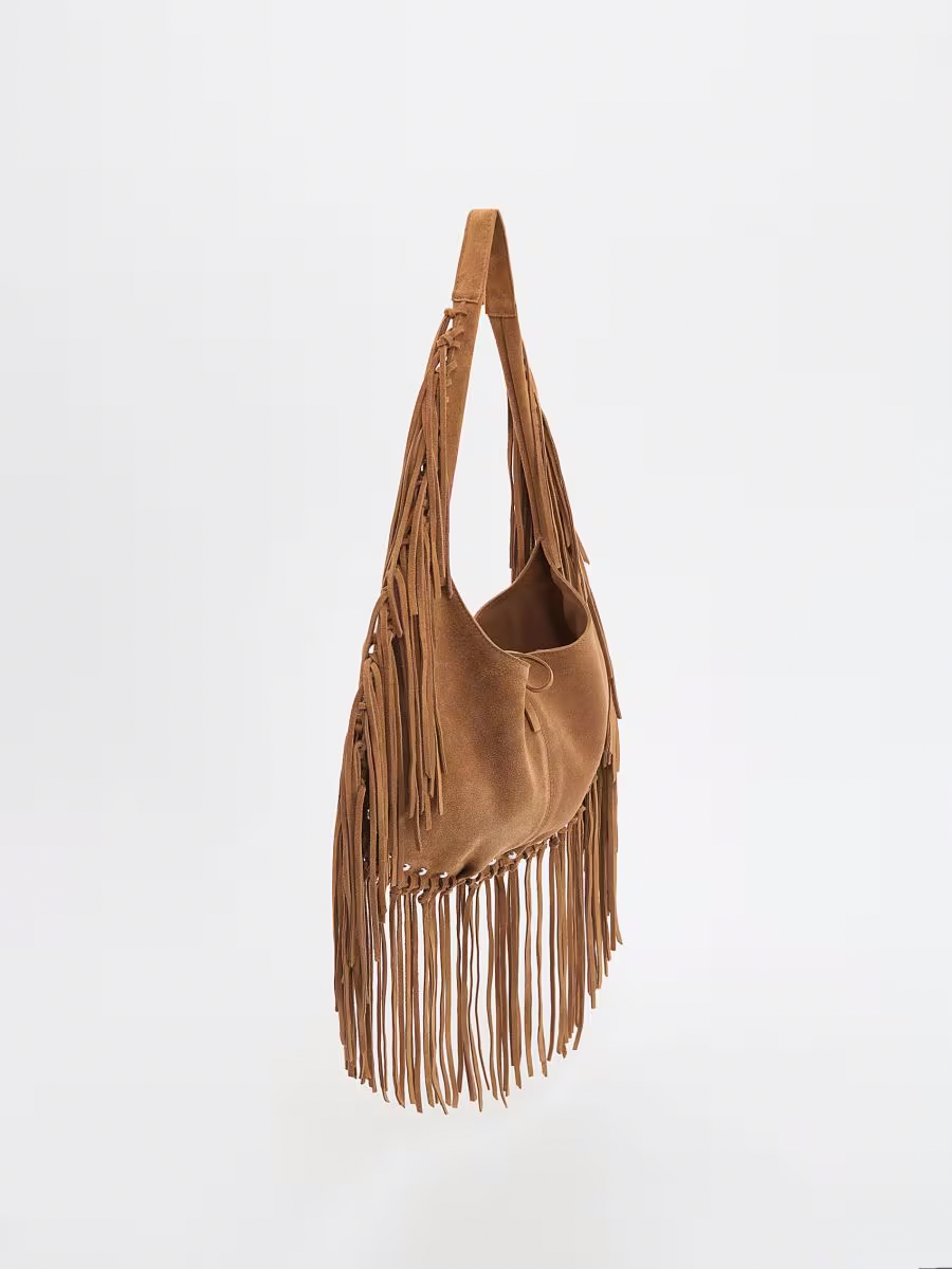 Vintage Tassel Crossbody Bag