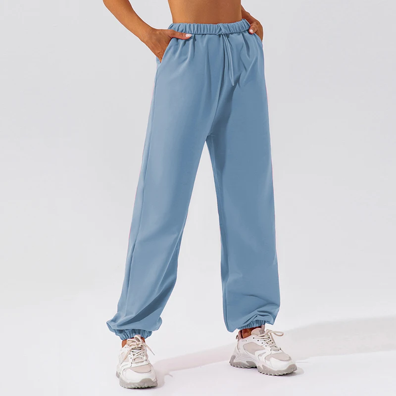 Cotton Casual Sweatpants Fitness Running Gym Pants Loose Sports Pants -Zieline