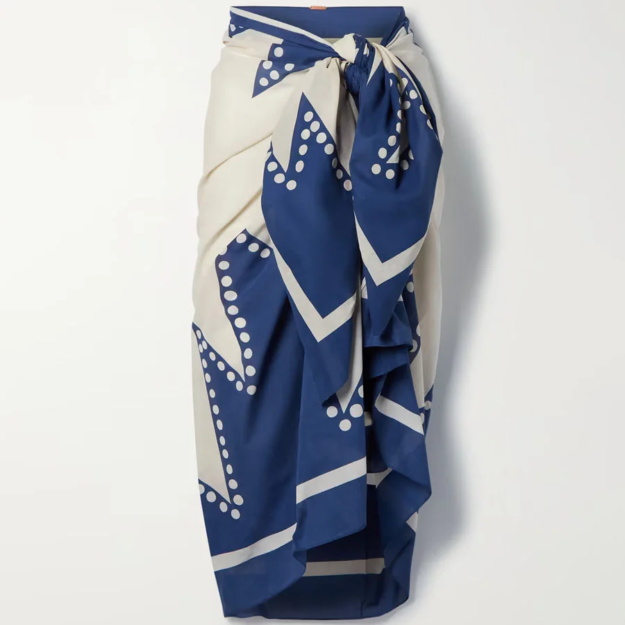 Ruffle One-Piece Swimsuits Cover-Up Set Women Sexy V-Neck Bikini Swimwear-Zieline