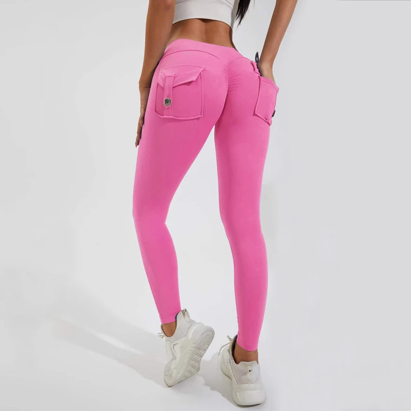  Push Up Sports Pants Outdoor Running Fitness Gym Leggings -Zieline
