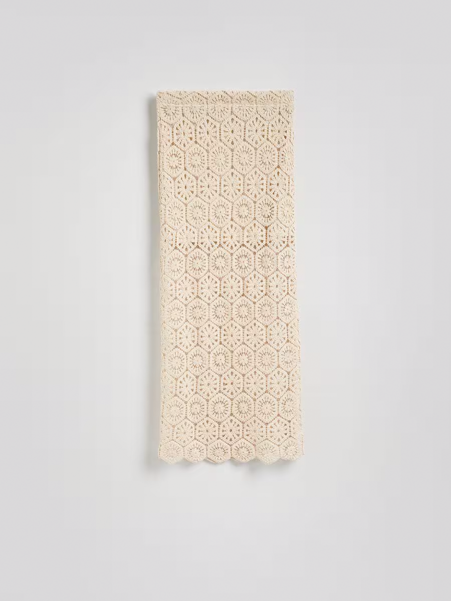 Cutout Lace-Up Vest and Maxi Skirt Set