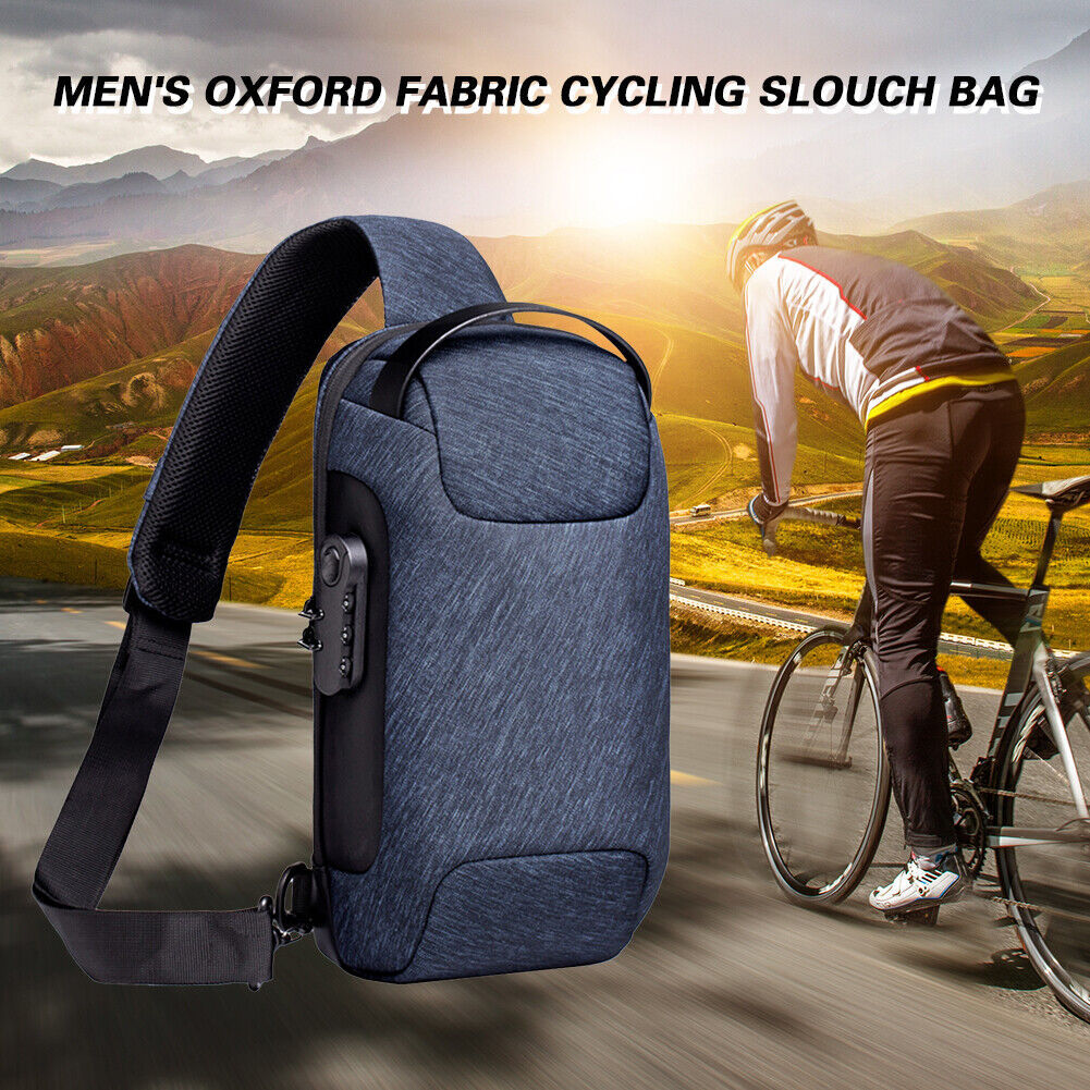 Anti-Theft Crossbody Charging Bag - Anti-theft lock for ultimate security