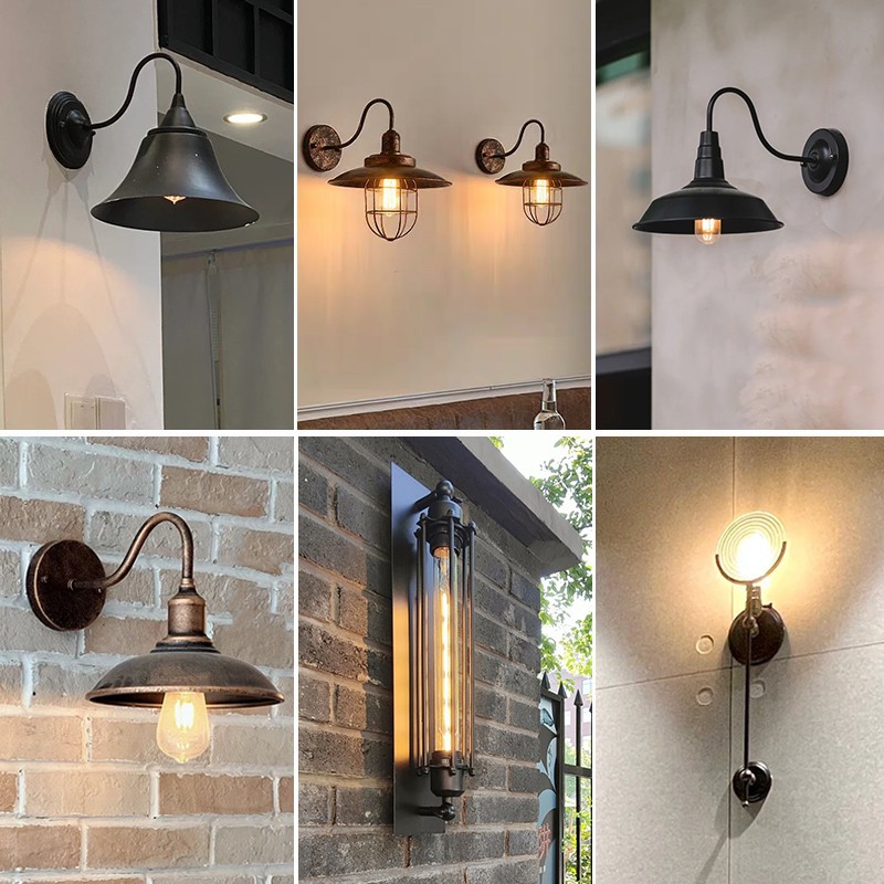 Retro Industrial Style Wall Lamp