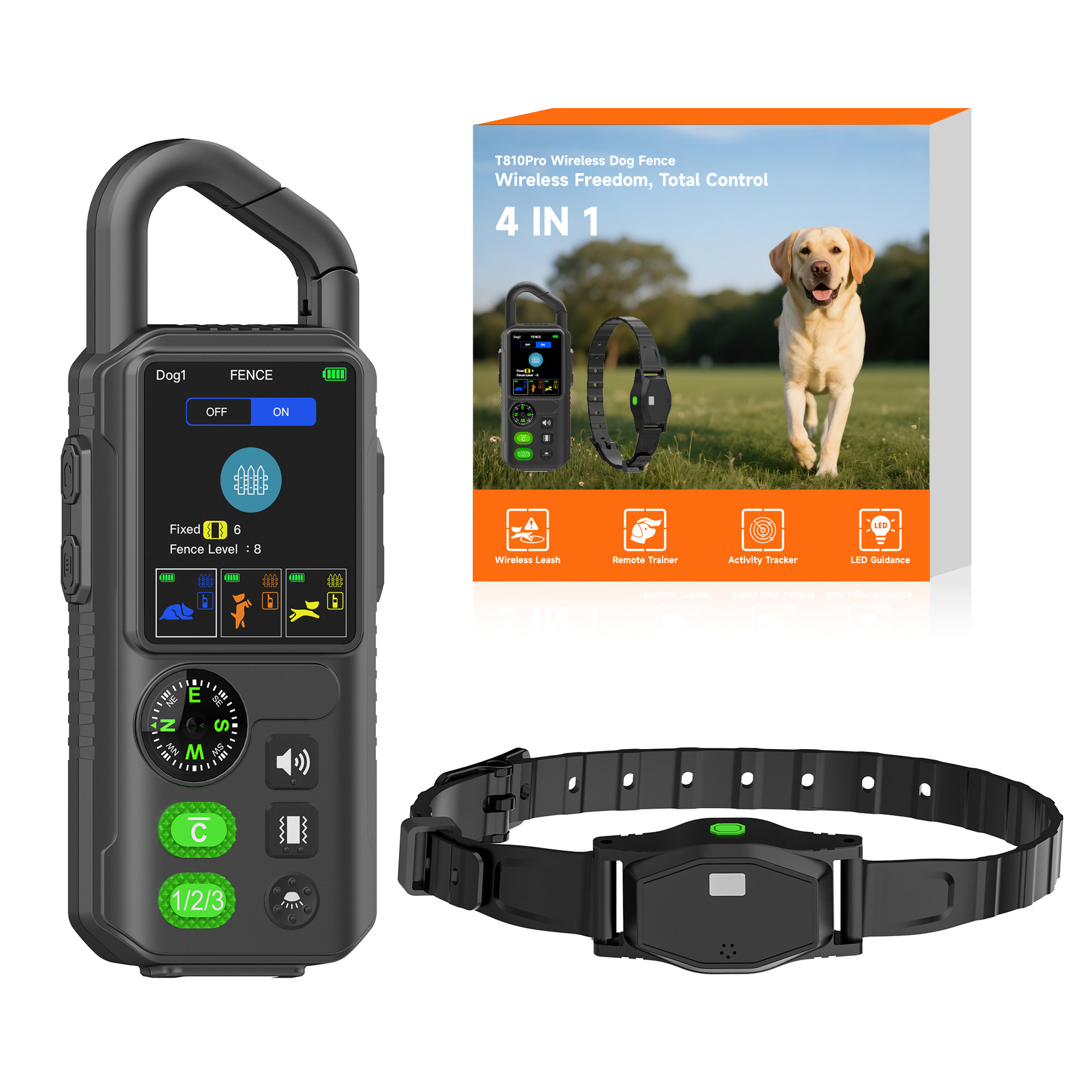 Wireless Dog Fence for Multiple Dogs - Smart Collar