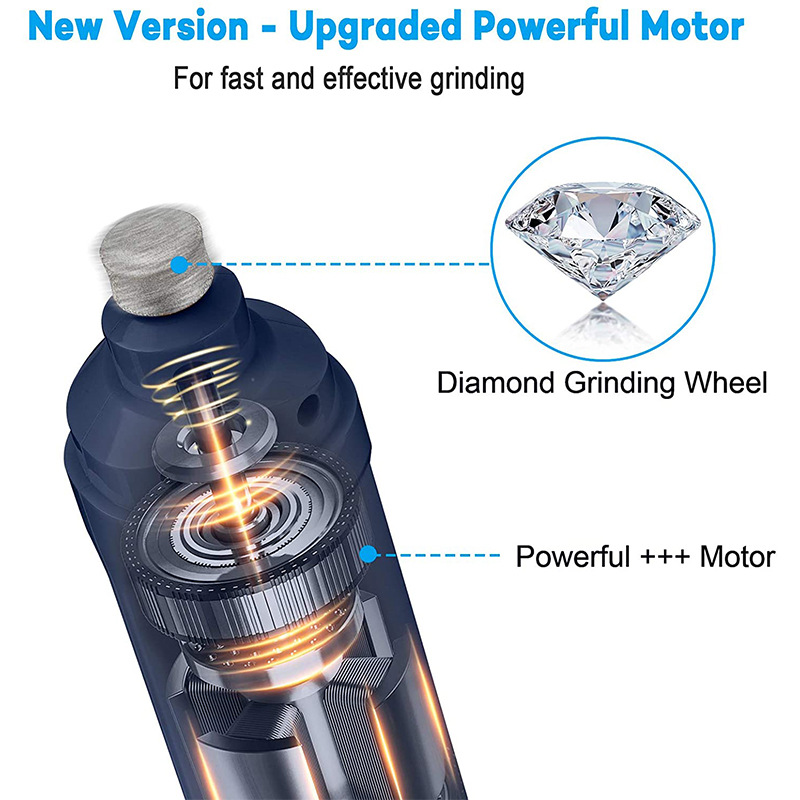 Electric Pet Dog Cat Quiet Nail Grinder Clipper Cutter Grooming Trimmer