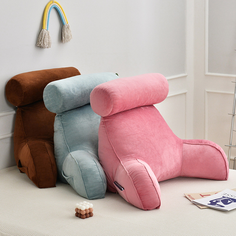 Reading Bed Pillow with Arms