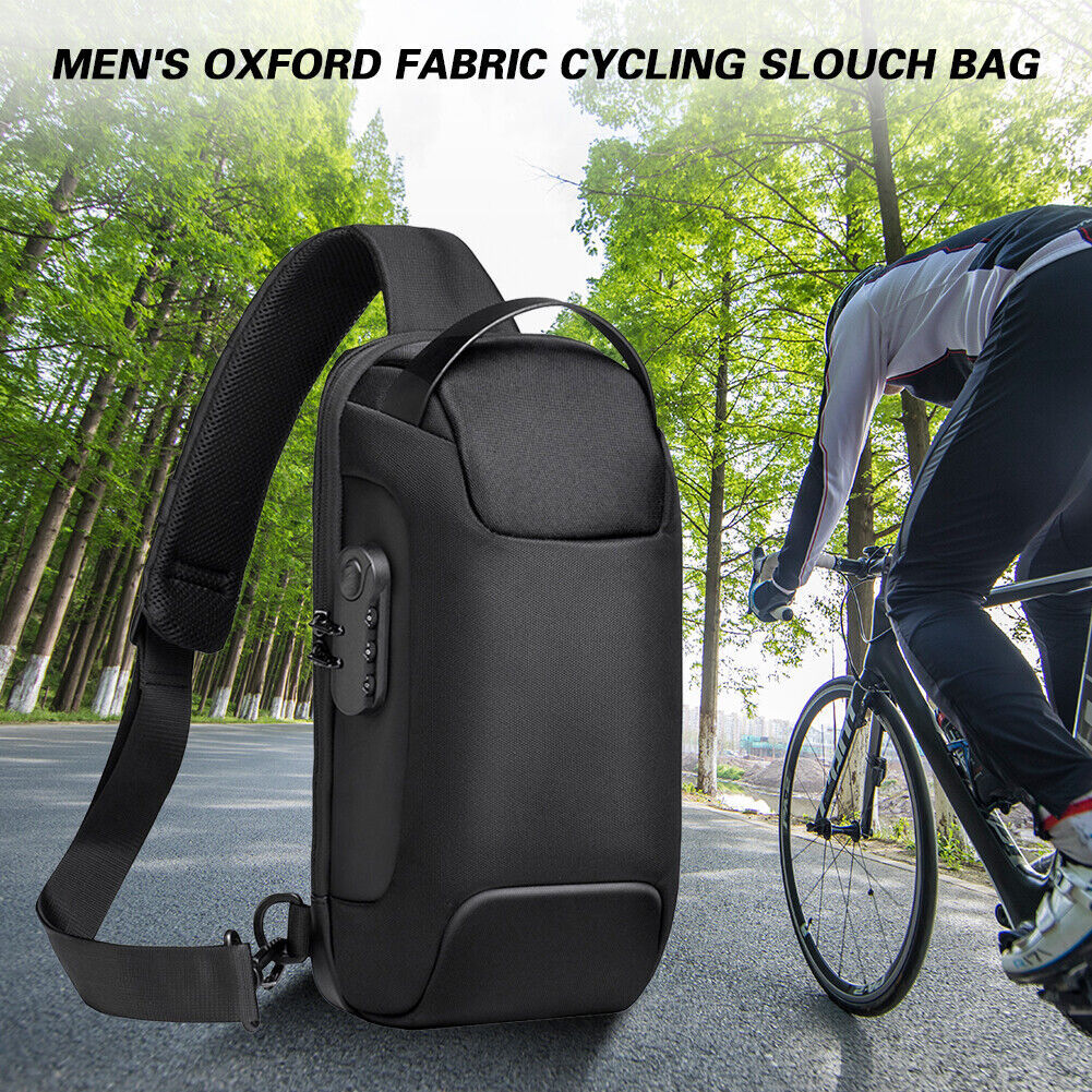 Anti-Theft Crossbody Charging Bag - Anti-theft lock for ultimate security