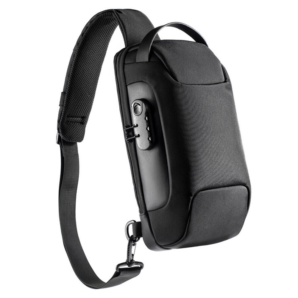 Anti-Theft Crossbody Charging Bag - Anti-theft lock for ultimate security