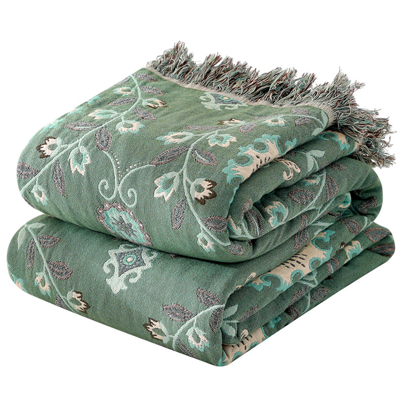 Reversible Scandinavian Bird Blanket 