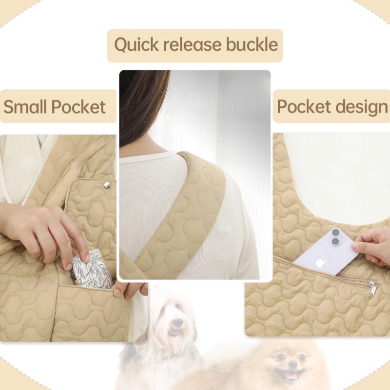 Extra Ruime Huisdierentas – Comfortabel, Waterdicht & Windbestendig