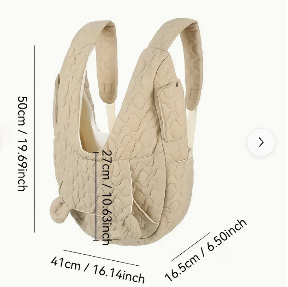 Extra Ruime Huisdierentas – Comfortabel, Waterdicht & Windbestendig