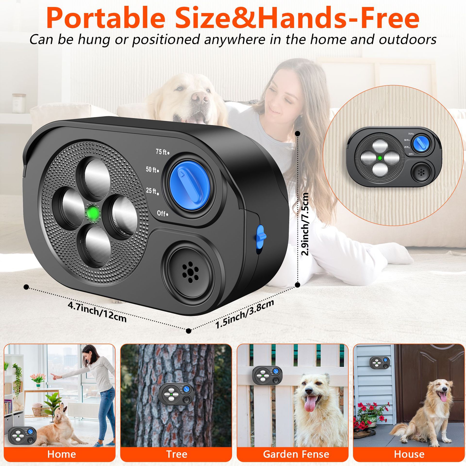 Automatic Ultrasonic Anti-Barking Device
