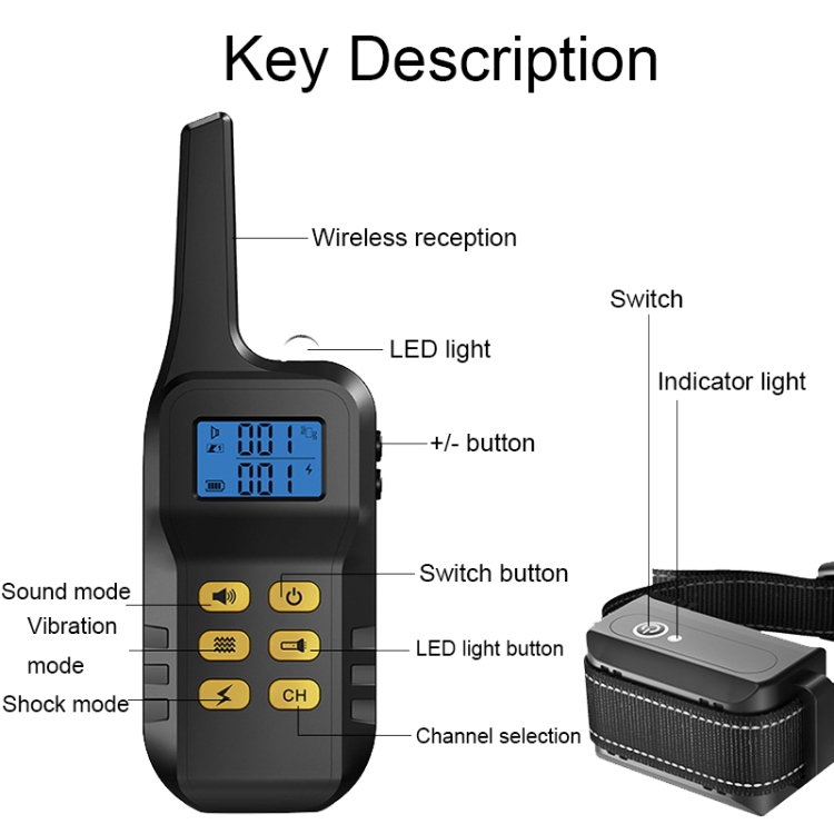 2-in-1 Anti-Bark and Remote Training Collar